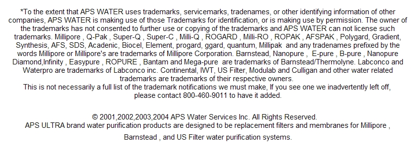 aps polaris brlab water systems with qa meters | northridge-water.com