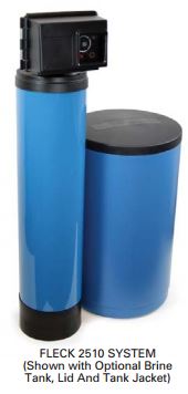 2510/16TB-110-C2441-FR - Fleck 2510 Time Based Water Softener W/ Fine Mesh Resin